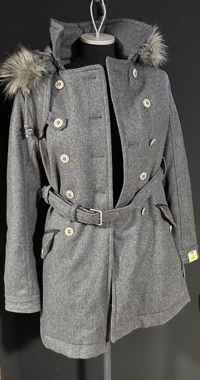 Musterware/Einzelstück DREIMASTER MÄDELS TRENCHCOAT FARBE 8-grau-melange GR.S