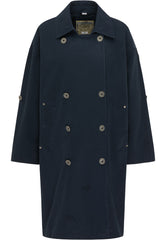 B-WARE DREIMASTER VINTAGE DAMEN MANTEL Gr.XXL Farbe Nachtblau