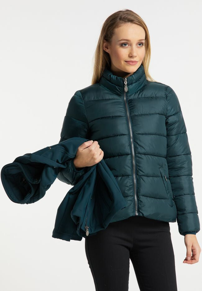 B-WARE DREIMASTER KLASSIK DAMEN JACKE GR.XL FARBE SMARAGD
