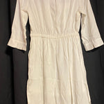 B-WARE USHA BLUE LABEL DAMEN KLEID Gr.S Farbe Weiss