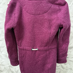 B-WARE SCHMUDDELWEDDA Mantel mit Teddyfutter GR.S FARBE BEERE MELANGE