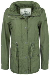 B-WARE DREIMASTER DAMEN ANORAK Gr. M Farbe Oliv