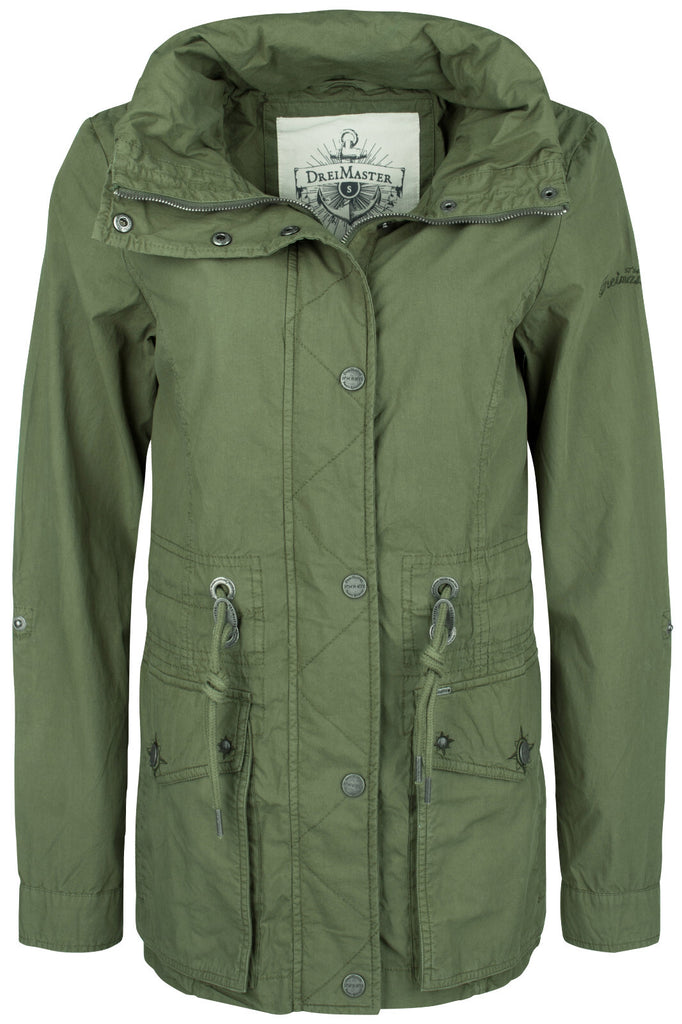 B-WARE DREIMASTER DAMEN ANORAK Gr. M Farbe Oliv