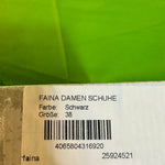 B-WARE FAINA DAMEN SCHUHE Gr. 38 Farbe Schwarz
