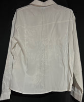 B-WARE USHA BLUE LABEL DAMEN BLUSE Gr.M Farbe Weiss