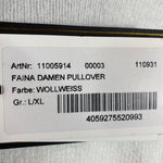 B-WARE FAINA DAMEN PULLOVER Gr. L/XL Farbe Wollweiss