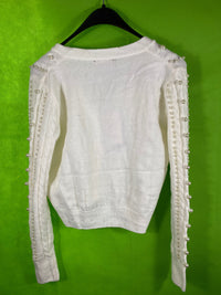 B-WARE FAINA DAMEN STRICKJACKE Gr. XL/XXL Farbe Weiss