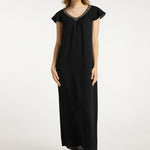 B-WARE DREIMASTER VINTAGE DAMEN SOMMERKLEID GR.L FARBE SCHWARZ