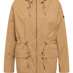 B-WARE DreiMaster Vintage Damen Parka aus Baumwolle Gr. L Farbe Dunkelsand