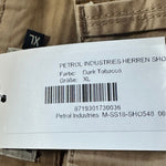 B-WARE PETROL INDUSTRIES HERREN SHORTS Gr.XL FARBE DARK TOBACCO