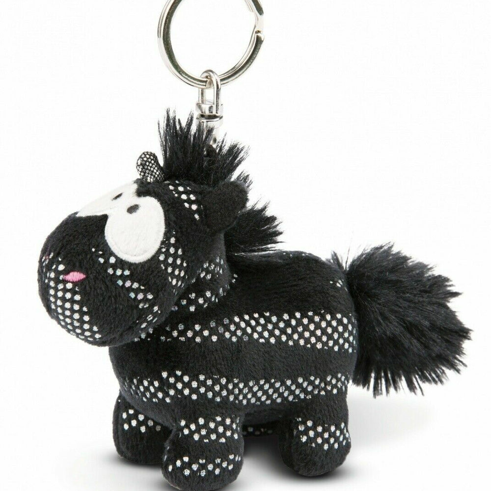 Nici 44950 Schlüsselanhänger schwarz-silbernes Einhorn Starlight Mystery ca 10cm