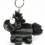 Nici 44950 Schlüsselanhänger schwarz-silbernes Einhorn Starlight Mystery ca 10cm