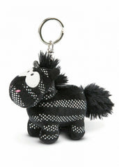 Nici 44950 Schlüsselanhänger schwarz-silbernes Einhorn Starlight Mystery ca 10cm