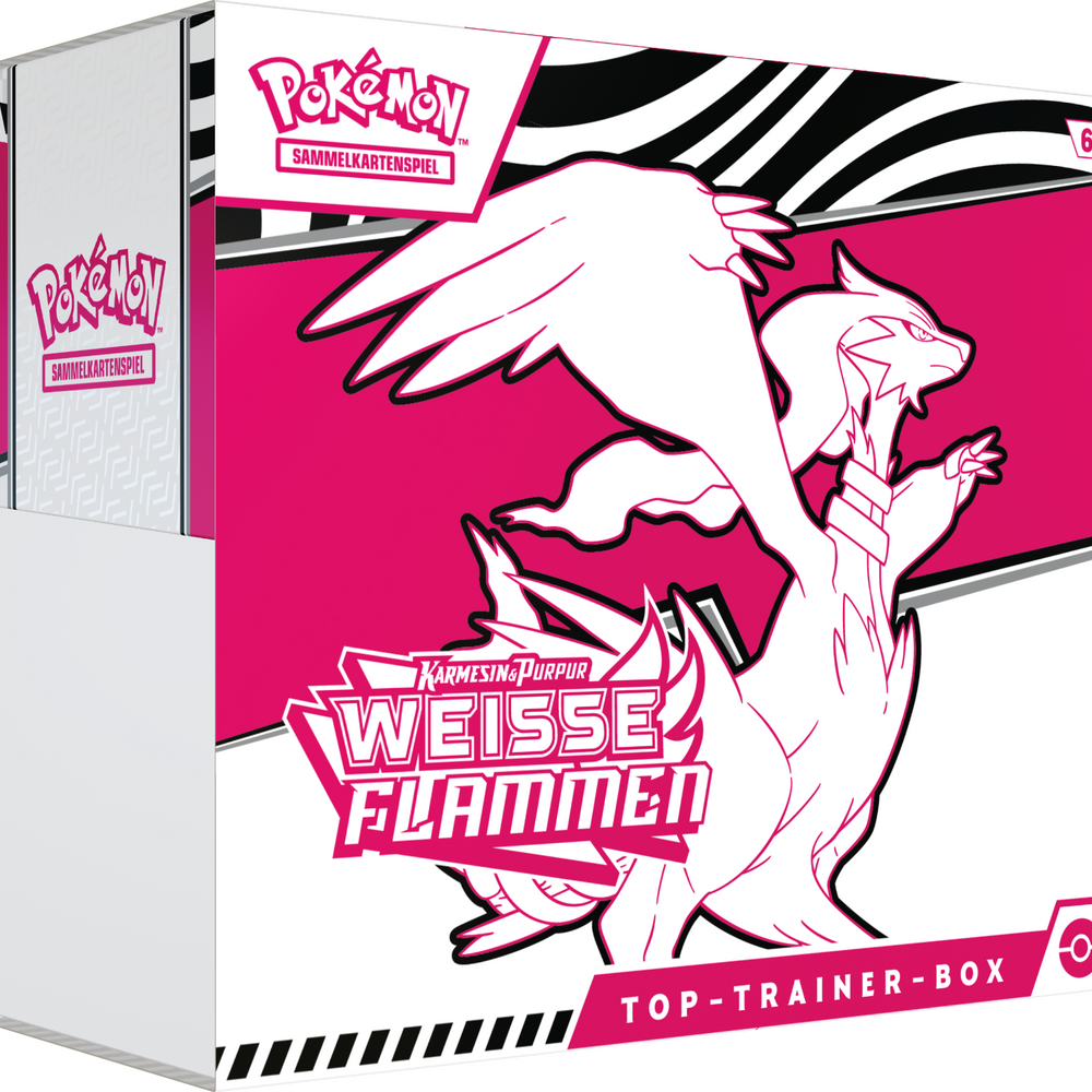 Pokemon Top Trainer Box Karmesin & Purpur Weiße Flammen Reshiram 10.5