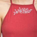 B-WARE MYMO DAMEN KLEID GR.L FARBE ROT