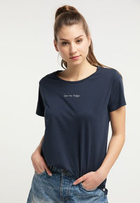 B-WARE PETROL INDUSTRIES DAMEN T-SHIRT Gr.M FARBE Deep Navy