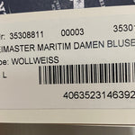 B-WARE DREIMASTER MARITIM DAMEN BLUSE Gr.L Farbe Wollweiss