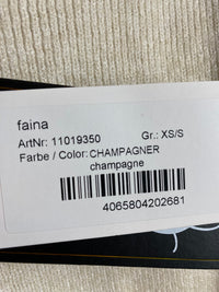 B-WARE FAINA DAMEN STRICKJACKE GR. XS/S FARBE CHAMPAGNER