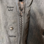 B-WARE DREIMASTER HERREN PARKA Gr. L Farbe Grau Melange