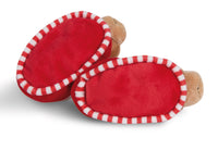 NICI Babyschuhe mit Rassel FC BAYERN Bär Berni 49083 - NICI Rasselschuhe 11cm