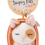 NICI GREEN Schlüsselanhänger Sleeping Pets Karamell gepunkteter Hase