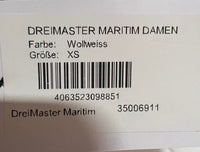 B-WARE DREIMASTER MARITIM DAMEN JACKE Gr.XS Farbe WOLLWEISS
