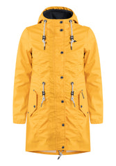 B-WARE SCHMUDDELWEDDA DAMEN MANTEL Gr. S Farbe Sonnengelb