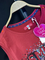 B-WARE MYMO DAMEN TOP GR.S FARBE ROT
