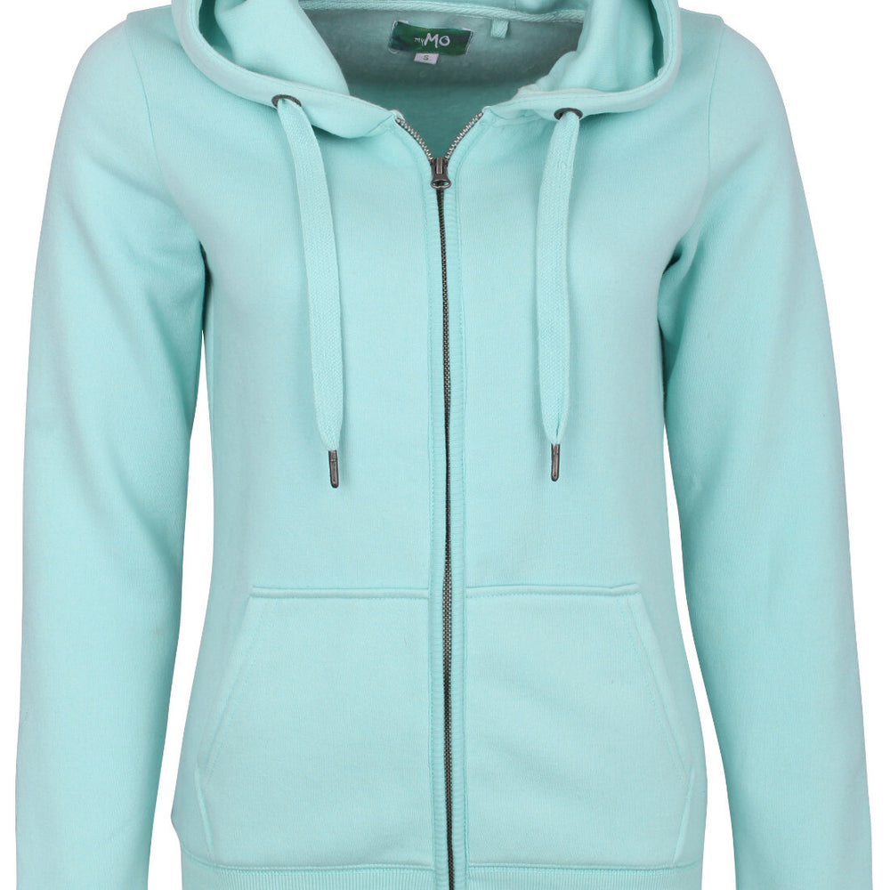 B-WARE MYMO DAMEN SWEATJACKE GR.M FARBE MINZE