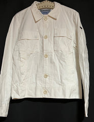 B-WARE DREIMASTER VINTAGE HERREN ÜBERGANGSJACKE Gr. M Farbe Wollweiss