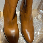 B-WARE Dreimaster Vintage Damen Schuhe Gr. 39 Farbe Cognac