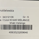 B-WARE SCHMUDDELWEDDA DAMEN JACKE Gr.S Farbe KHAKI MELANGE