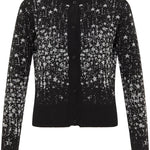 B-WARE MYMO AT NIGHT DAMEN STRICKJACKE Gr. M/L Farbe SCHWARZ SILBER