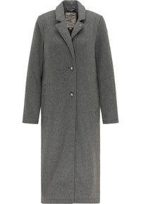 B-WARE DREIMASTER VINTAGE DAMEN MANTEL Gr.S Farbe Grau Melange
