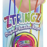 2x Fingertwist Ztringz Fadenspiel Regenbogen Rainbow Rope Finger Twist