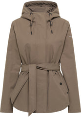 B-WARE DreiMaster Klassik Damen Regenjacke Gr. L Farbe Schlammoliv