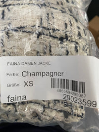 B-WARE FAINA DAMEN JACKE Gr. XS Farbe Champagner