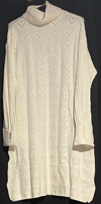 B-WARE MYMO DAMEN STRICKKLEID Gr. XL/XXL Farbe Wollweiss