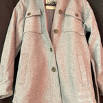 B-WARE DreiMaster Vintage Damen Übergangsjacke Gr. S Farbe Grau Melange