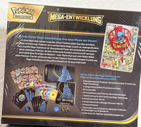Mega-Entwicklung Lucario Top-Trainer Box |  Deutsch | NEU | OVP |  Pokémon