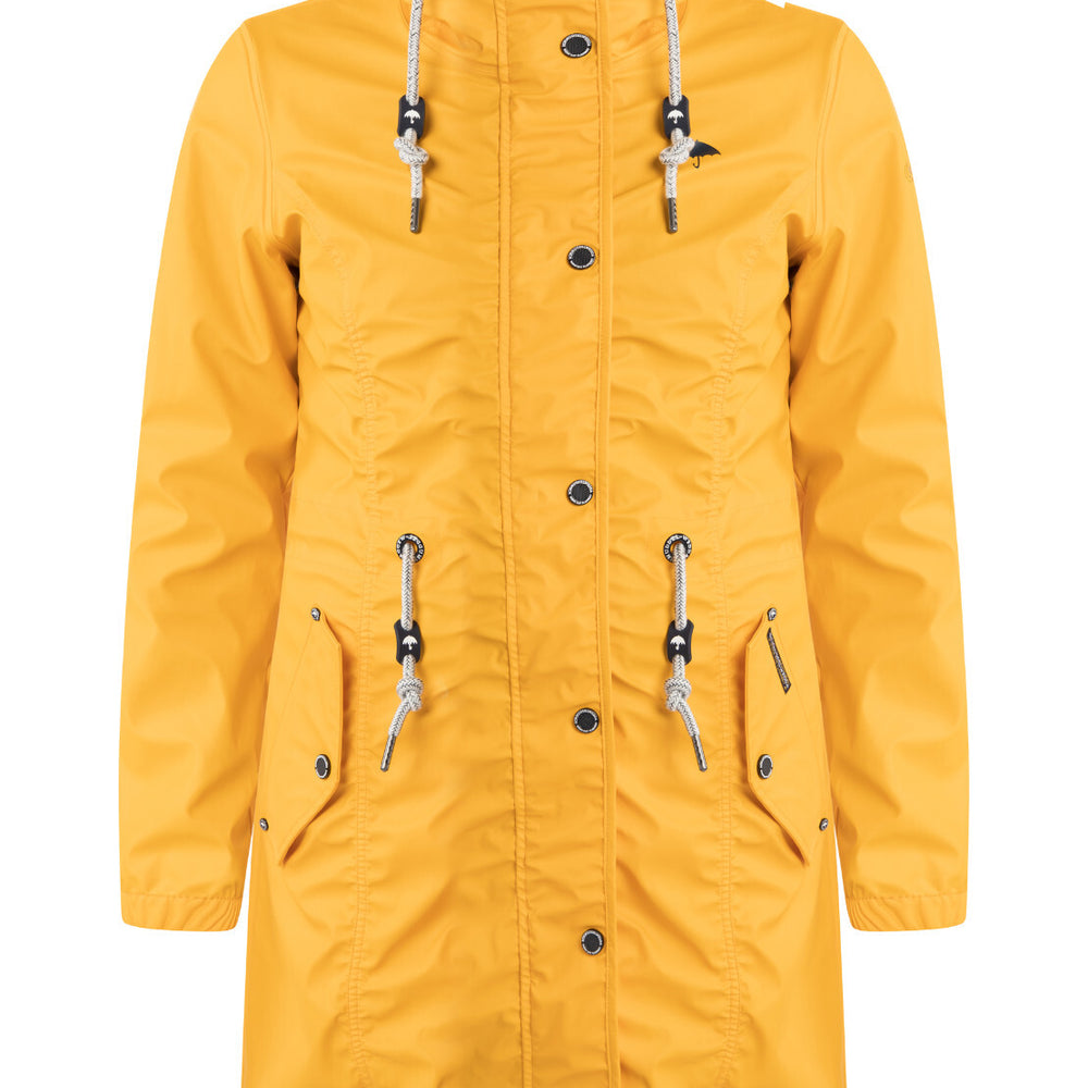 B-WARE SCHMUDDELWEDDA DAMEN MANTEL Gr. M Farbe Sonnengelb