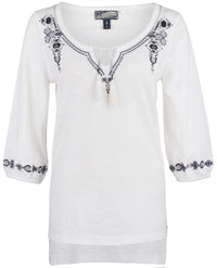 B-WARE DREIMASTER DAMEN TUNIKA Gr. XS Farbe Wollweiss