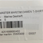 B-WARE DREIMASTER MARITIM DAMEN T-SHIRT Gr.S Farbe MARINE GESTREIFT