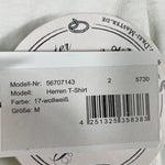 B-WARE DREIMASTER HERREN T-SHIRT Gr. M Farbe Wollweiss