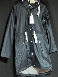 B-WARE DreiMaster Maritim Damen Regenmantel Gr. S Farbe Dunkelmarine