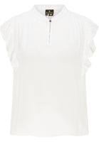 B-WARE DREIMASTER KLASSIK DAMEN BLUSE GR.L FARBE WOLLWEISS
