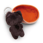 NICI GREEN Schlüsselanhänger Sleeping Pets Schwarze Katze