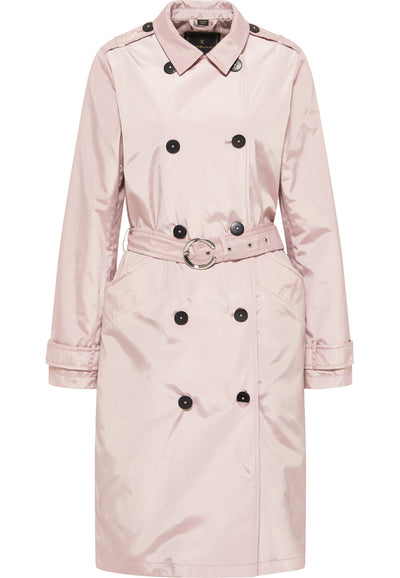 B-WARE DREIMASTER KLASSIK DAMEN TRENCHCOAT Gr.L Farbe Rosa