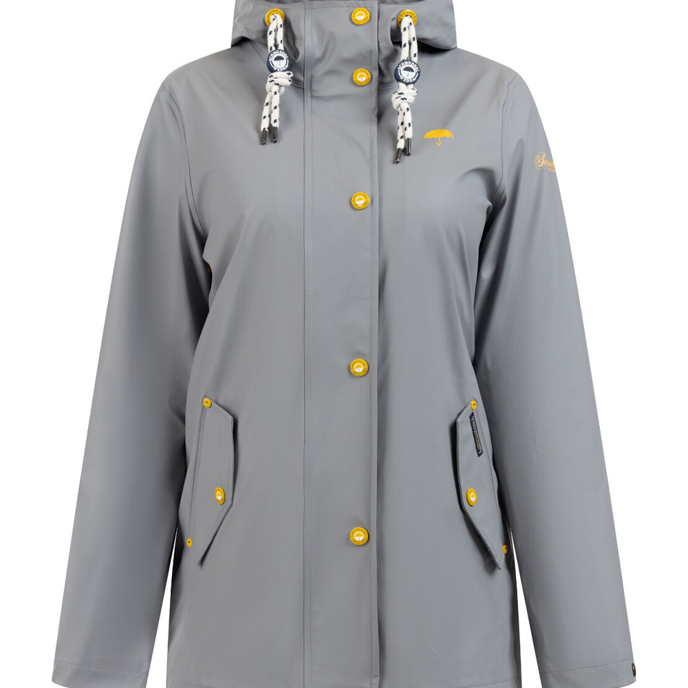 B-WARE SCHMUDDELWEDDA DAMEN ANORAK Gr. XS Farbe Grau-271