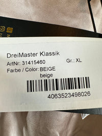 B-WARE DREIMASTER KLASSIK DAMEN SOMMERKLEID Gr. XL Farbe Beige